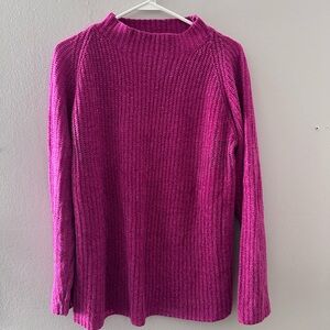 Vintage Fuchsia Knit Sweater